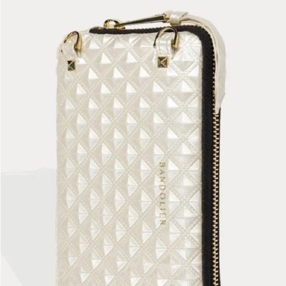Set of Bandolier Sheila Pyramid Embossed Expanded Zip Pouch and iPhone case - Picture 2 of 6